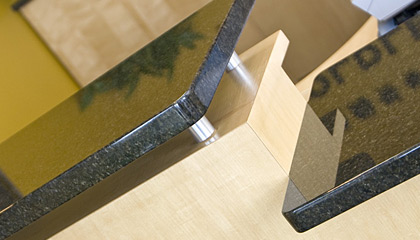 Goldleaf Plastics - Reception Desk Granite Counter
